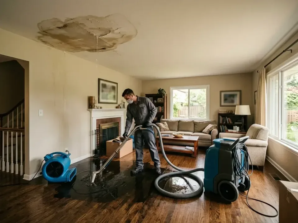 attic-pipe-burst-ceiling-drip-008 — frequently asked questions, Water Damage Restoration & Carpet Care in Country Club, MO